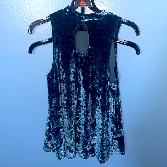 Blue Velvet Party Top - Picture 2 of 2